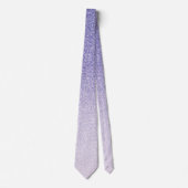 Modernes Geschenk für Lila Glitzer Glitzern Krawatte (Vorderseite)