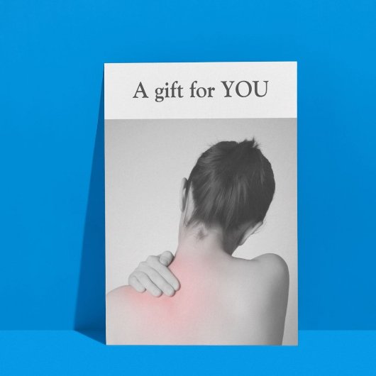 Modernes Geschenk für Massagetherapeuten
