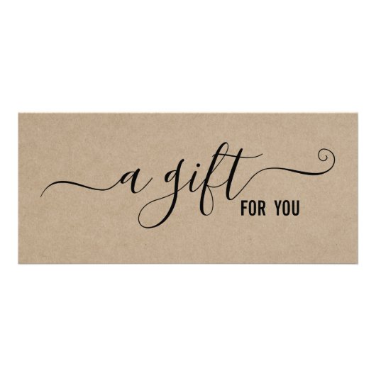 Modernes Geschenk für Minimalistische Kraft Werbekarte (Vorne)