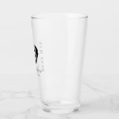 Modernes Geschenk für Minimalistische Trauzeuge Glas (Links)