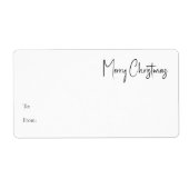 Modernes Geschenk für Weihnachts-Drehbuch (Vorne)