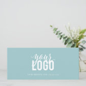 Modernes Geschenkgutachten für Skripte (Stehend Vorderseite)