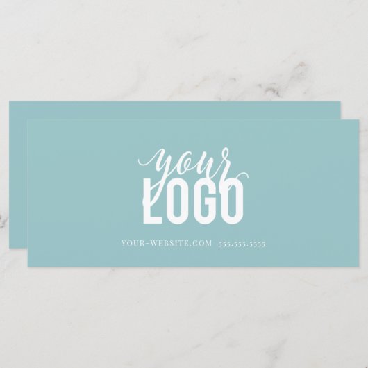 Modernes Geschenkgutachten für Skripte (Vorne/Hinten)