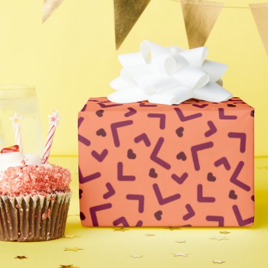 Modernes Geschenkpapier (Geburtstagsparty)