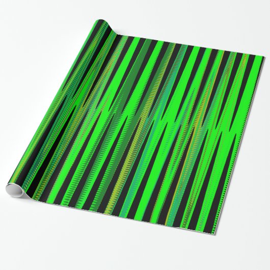 Modernes Geschenkprogramm für Grüne Designer Geschenkpapier (Ungerollt)