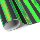 Modernes Geschenkprogramm für Grüne Designer Geschenkpapier (Rolleneckpunkt)
