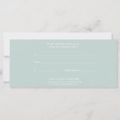 Modernes Geschenkzertifikat (Rückseite)