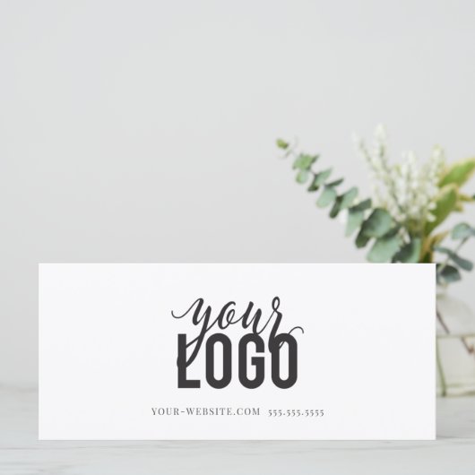 Modernes Geschenkzertifikat für Skripte (Stehend Vorderseite)