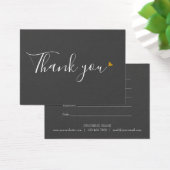 Modernes Geschenkzertifikat - Herzlichen Dank (Schreibtisch)