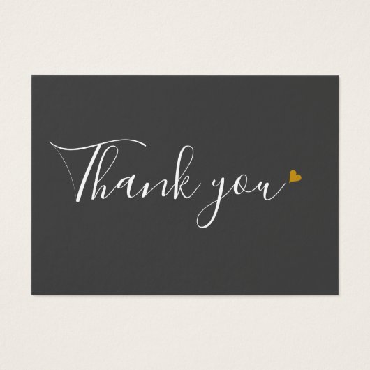 Modernes Geschenkzertifikat - Herzlichen Dank (Vorderseite)