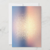 Modernes Geschlecht decken Party auf Einladung (Rückseite)