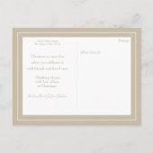 Modernes, gesegnetes Tyopgrahy Holiday Foto Postkarte (Rückseite)