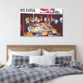 Modernes Gesicht auf einem zeitlosen Handel, Jeric Leinwanddruck (Insitu (Schlafzimmer))