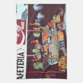 Modernes Gesicht im zeitlosen Handel Geschirrtuch (Vertikal)