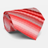 Modernes gestreiftes Design in verschiedenen Rottö Krawatte (Gerollt)