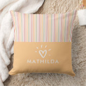 Modernes gestreiftes Kinderzimmer Kissen (Decke)