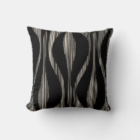 Modernes gestreiftes Lounge-Muster Schwarz aus dem