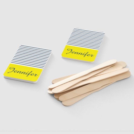 Modernes gestreiftes Muster Fächer (Non-assembled)