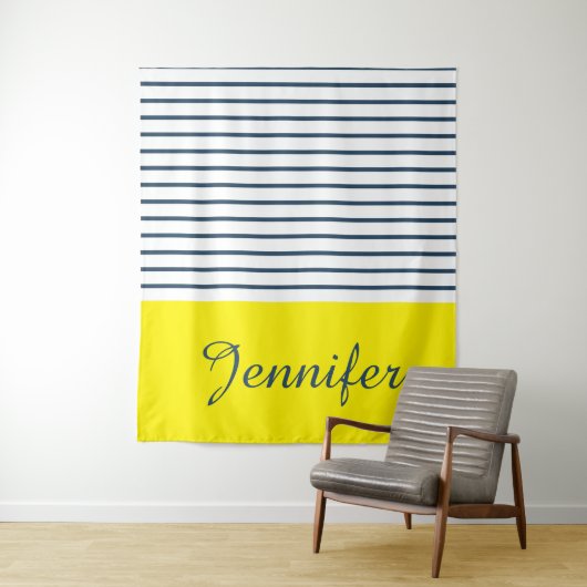 Modernes gestreiftes Muster Wandteppich (Beispiel)