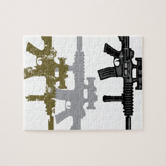 Modernes Gewehr Puzzle (Horizontal)