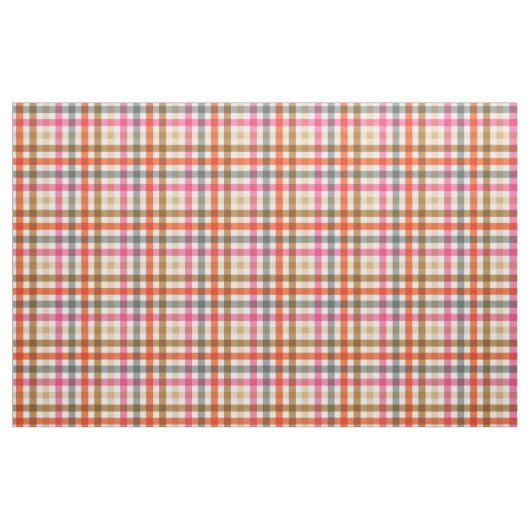 Modernes Gingham Fall Pattern Stoff (Yard (91,4 cm))