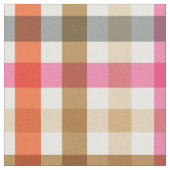 Modernes Gingham Fall Pattern Stoff (Nahaufnahme)