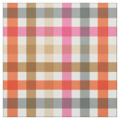 Modernes Gingham Fall Pattern Stoff (Muster)