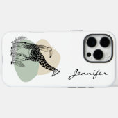 Modernes Giraffe iPhone Case-Mate iPhone Hülle (Rückseite (Horizontal))
