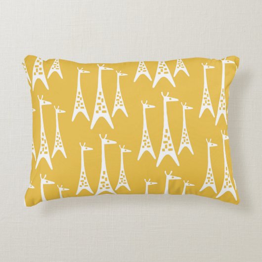 Modernes Giraffenmuster aus dem Mittelalter Dekokissen (Vorderseite)