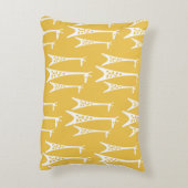 Modernes Giraffenmuster aus dem Mittelalter Dekokissen (Rückseite(Vertikal))