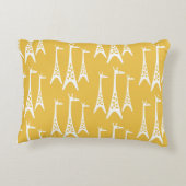 Modernes Giraffenmuster aus dem Mittelalter Dekokissen (Rückseite)