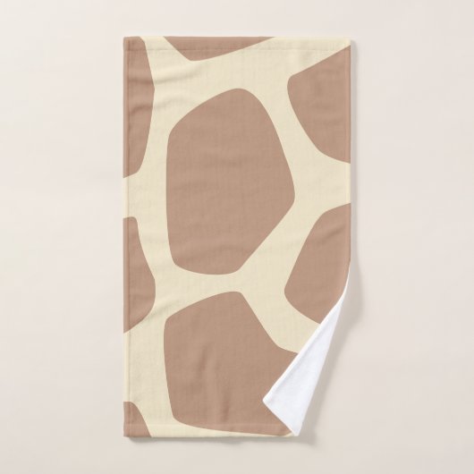 Modernes Giraffenmuster Badhandtuch Set (Handtuch)