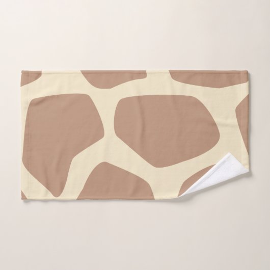 Modernes Giraffenmuster Badhandtuch Set (Handtuch)