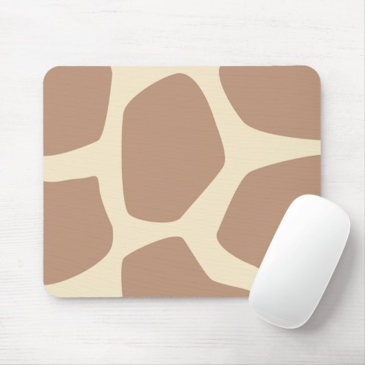 Modernes Giraffenmuster Mousepad (Mit Mouse)