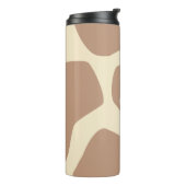 Modernes Giraffenmuster Thermosbecher (Nach links gedreht)
