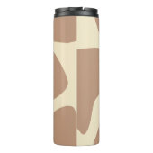 Modernes Giraffenmuster Thermosbecher (Rückseite)