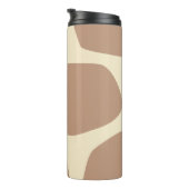 Modernes Giraffenmuster Thermosbecher (Nach rechts gedreht)