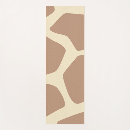 Modernes Giraffenmuster Yogamatte (Vorderseite)