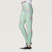 Modernes, Girl Adorable Niedlich, Violinschlüssel Leggings (Links)