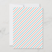 Modernes Girl Baby Dusche - Danke, dass Sie eine K Dankeskarte (Rückseite)