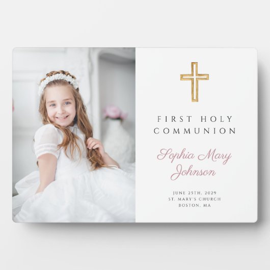 Modernes Girl First Communitymuseum Foto Plaque Fotoplatte (Vorderseite)