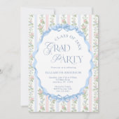 Modernes Girly Bows Graduate Party Einladung (Vorderseite)