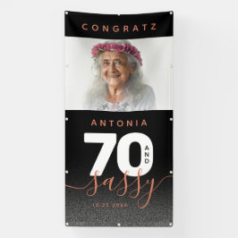 Modernes Girly Copper 70 und Sassy Banner