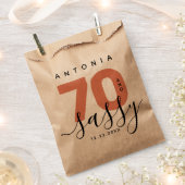 Modernes Girly Copper 70 und Sassy Geschenktütchen (Ausgeschnitten)