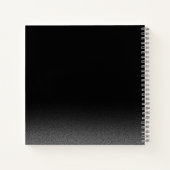 Modernes Girly Copper 70 und Sassy Notizblock (Rückseite)