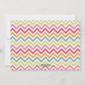 Modernes Girly Geburtstags-mit BlumenParty Einladung (Rückseite)