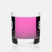 Modernes Girly Hot Pink 80 und Phantastisch Whiskyglas (Links)