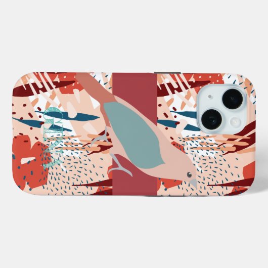 Modernes Girly Niedlich Personalisiert Case-Mate iPhone Hülle (Rückseite (Horizontal))