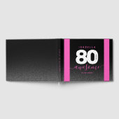 Modernes Girly Pink 80 und Phantastisch Gästebuch (Voll)