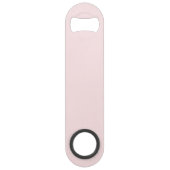 Modernes Girly Pink Monogram Speed Bottle Opener Flaschenöffner (Rückseite)